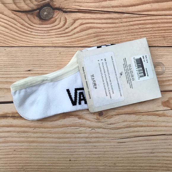 Vans White Footie Socks - Picture 2 of 10